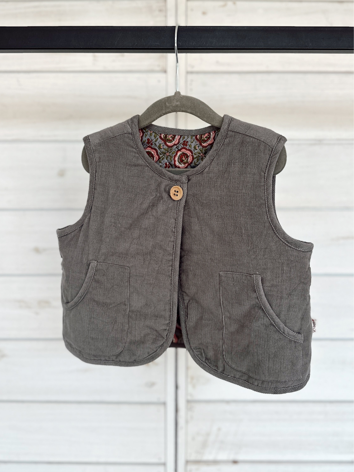 Reversible Corduroy Vest