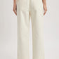 Ivory Cotton Drawstring Pants