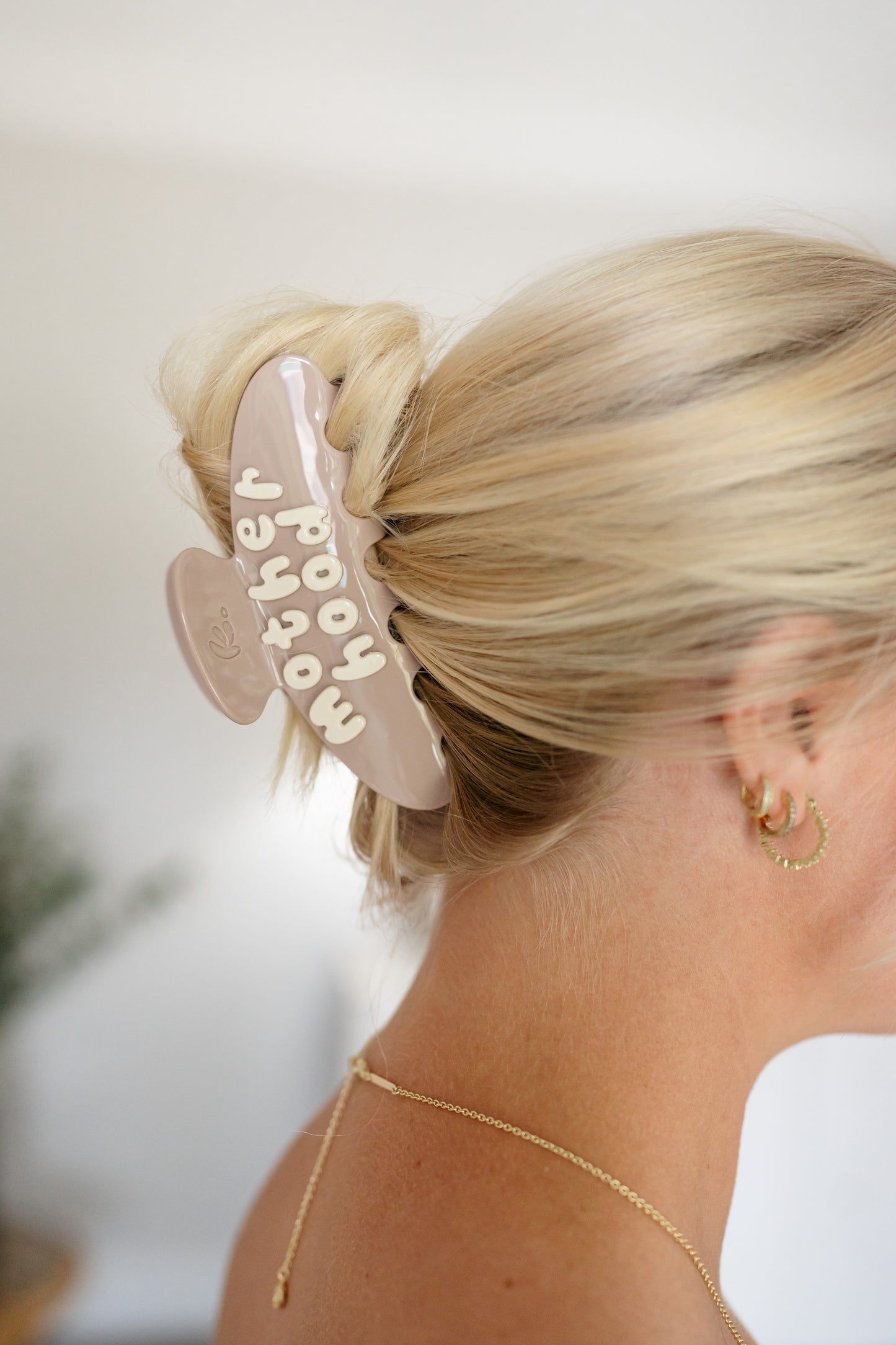 Kaxi Motherhood Claw Clip - Brown/Cream