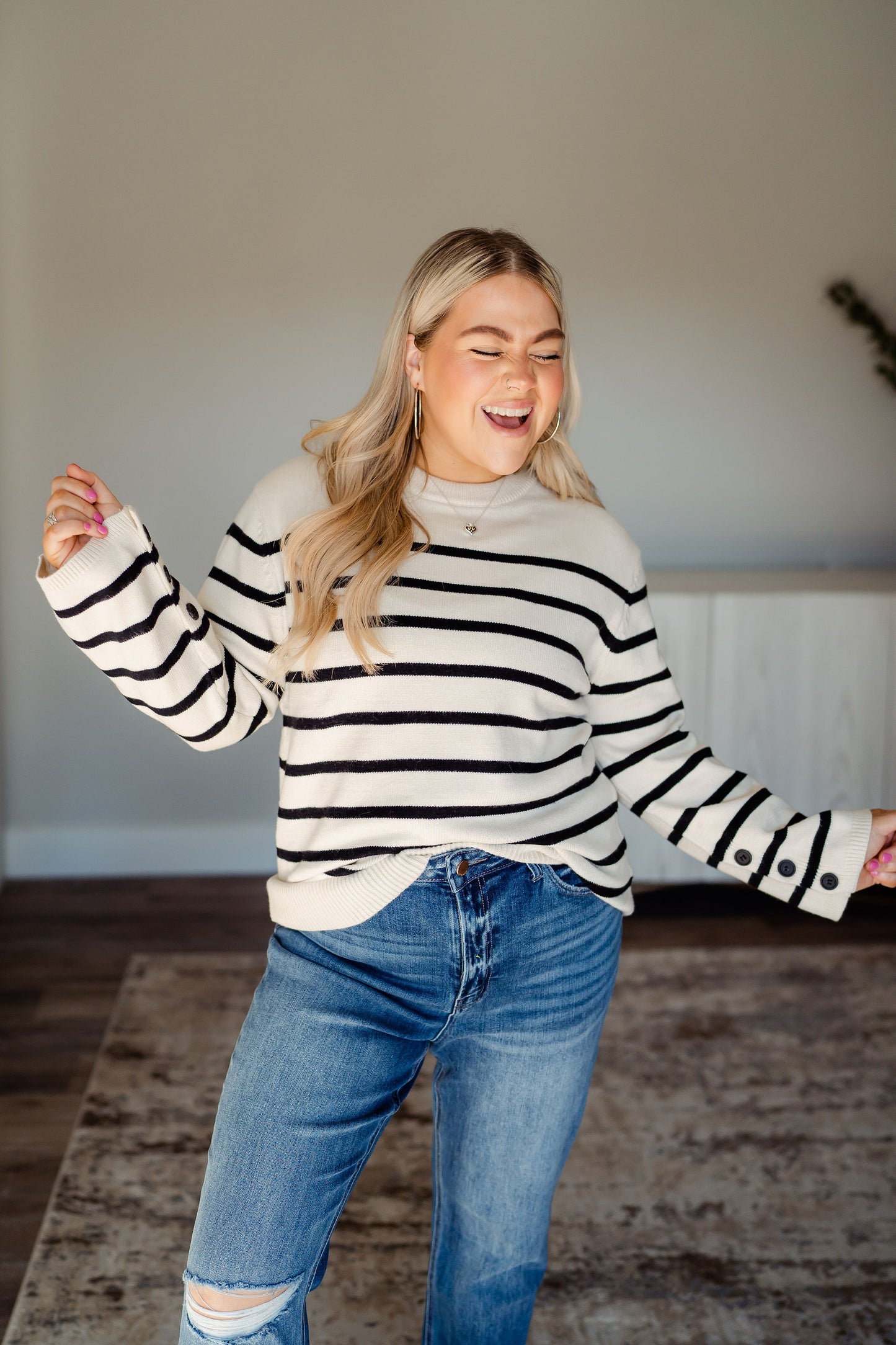 Bridgette Striped Sweater