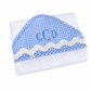Blue Gingham Hooded Towel