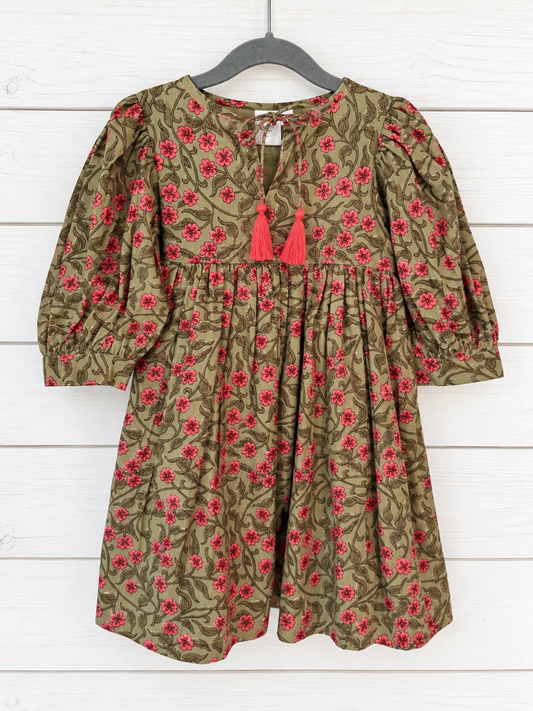 Boho Bloom Tassel Dress