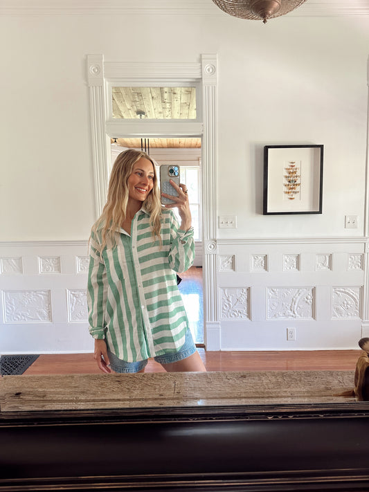 Kimberly Striped Oversized Shirt