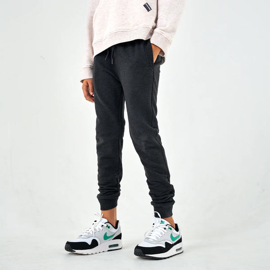 Boys Burlebo Fleece Joggers - Heather Black