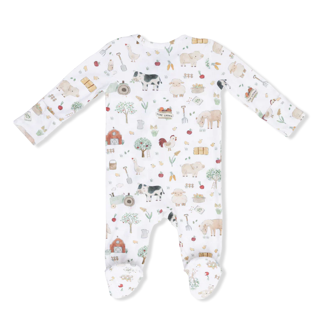 Angel Dear 2-Way Zipper Footie | Cute Farm Animals Uni