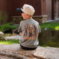 Boys Burlebo Camo Duck Dogs Tee - Dark Heather Gray