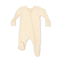 Angel Dear 2-Way Zipper Footie | Solid Italian Straw