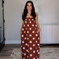 Polka Linen Blend Dress