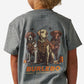 Boys Burlebo Camo Duck Dogs Tee - Dark Heather Gray