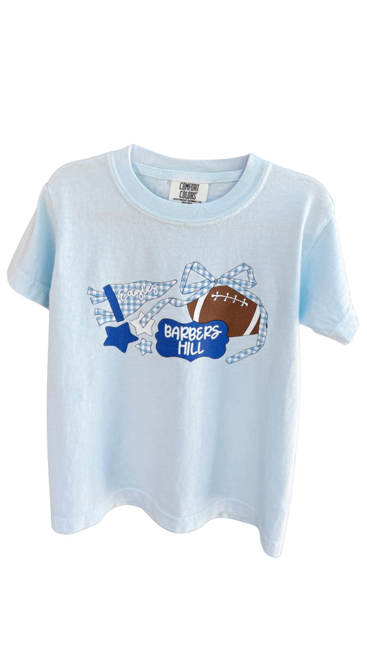 Youth Gingham BH Eagles Gameday Tee