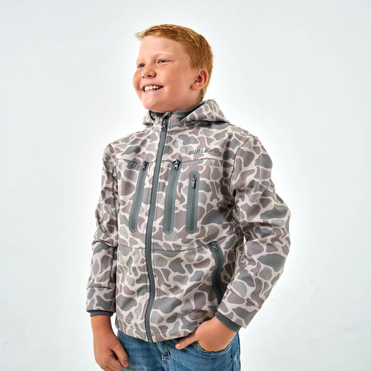 Boys Burlebo Challenger Jacket - Classic Deer Camo