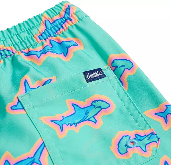 Chubbies Lil Shark Swimmers Youth Swim Trunks