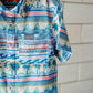 Boys Burlebo Palms & Fins Button Up