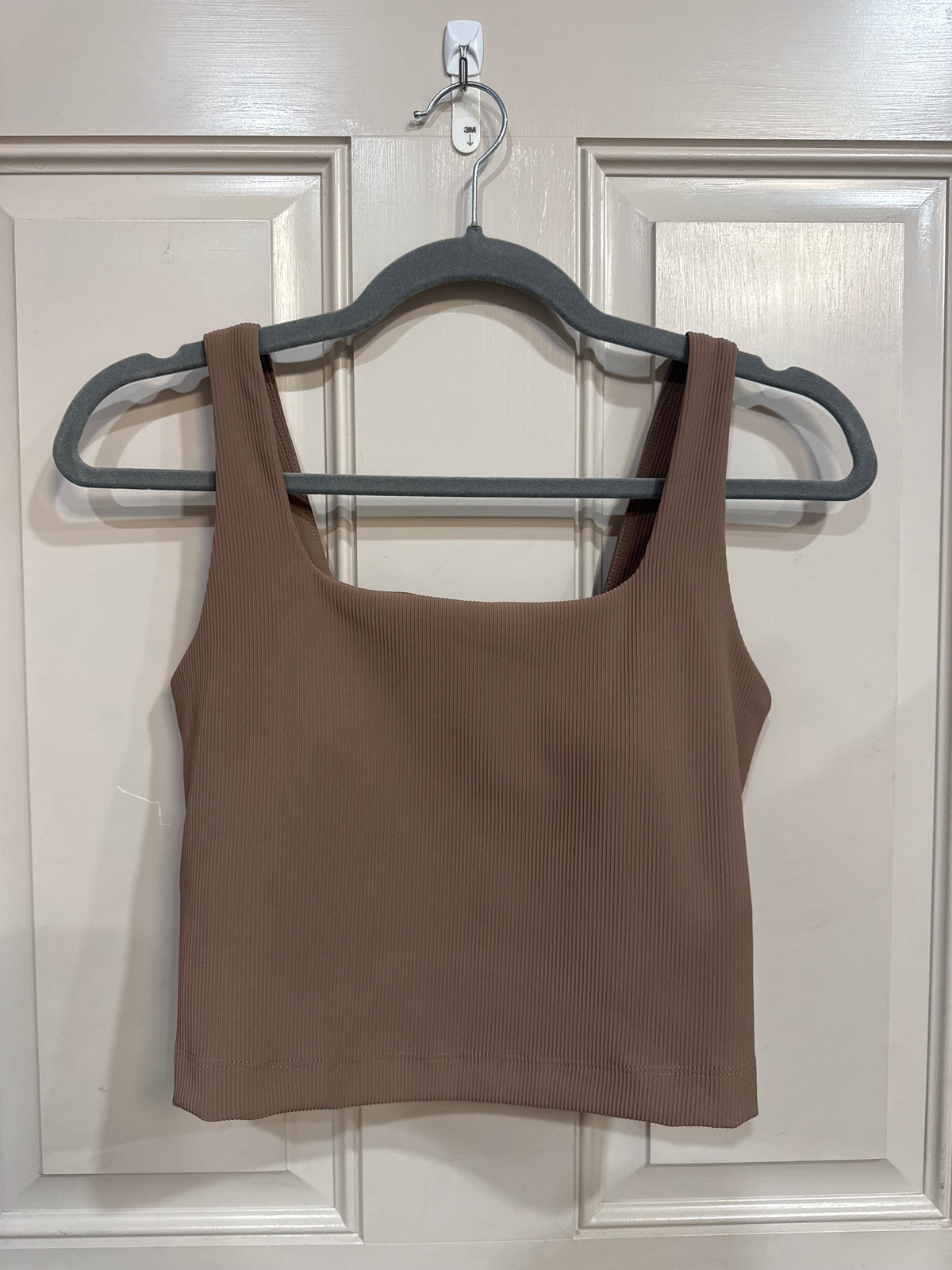 Cropped padded tank