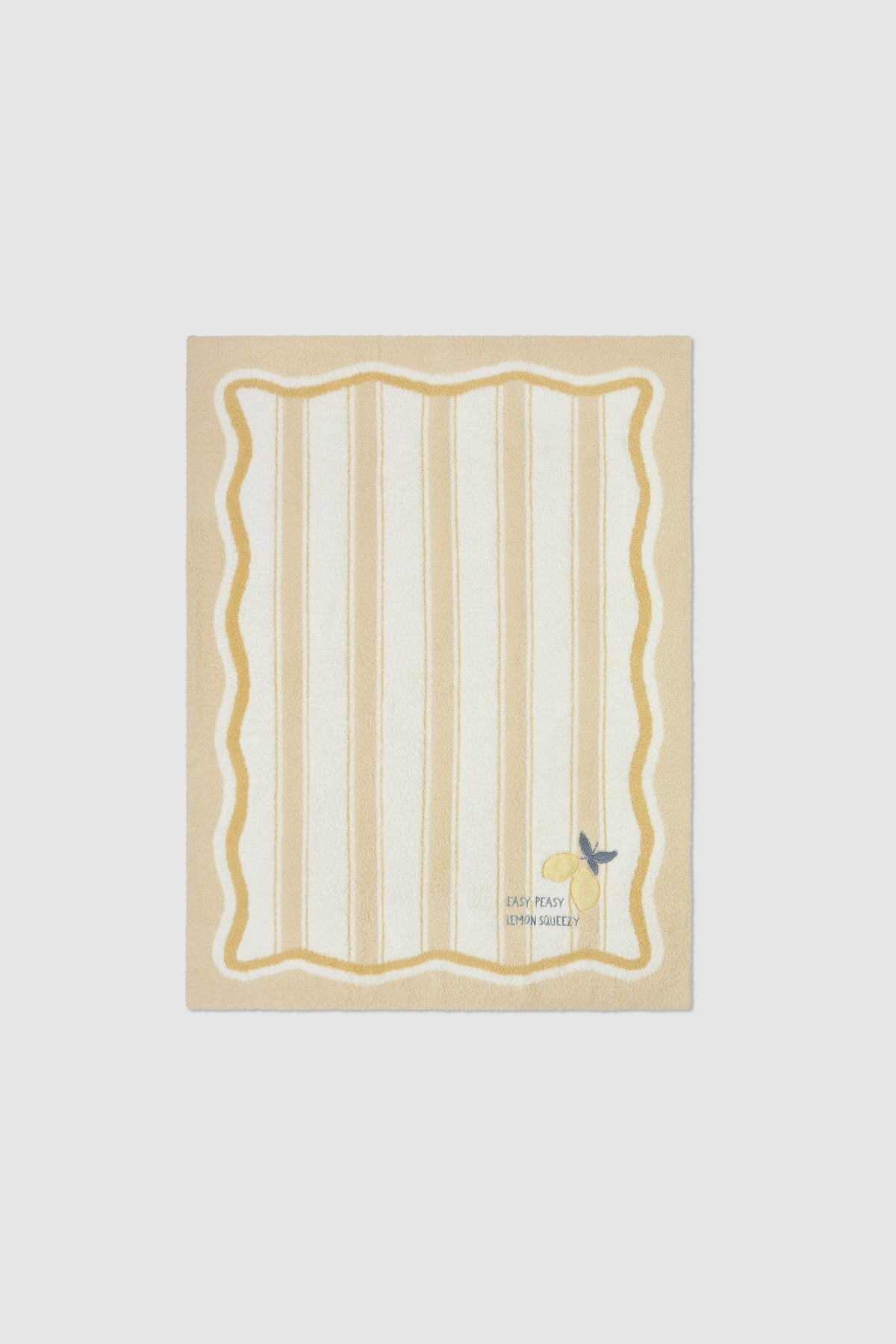 Barefoot Dreams CozyChic Lemon Stroller Blanket