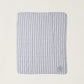 Organic Cotton Double Cloth Stripe Toddler Quilt - Moonwater