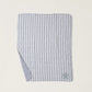 Organic Cotton Double Cloth Stripe Toddler Quilt - Moonwater