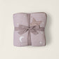 Organic Cotton Double Cloth Starry Night Toddler Quilt - Faded Rose