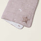 Organic Cotton Double Cloth Starry Night Toddler Quilt - Faded Rose