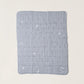 Organic Cotton Double Cloth Starry Night Toddler Quilt - Moonwater