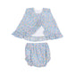 Angel Dear Flowers & Berries Ruffle-Back Top + Bloomers