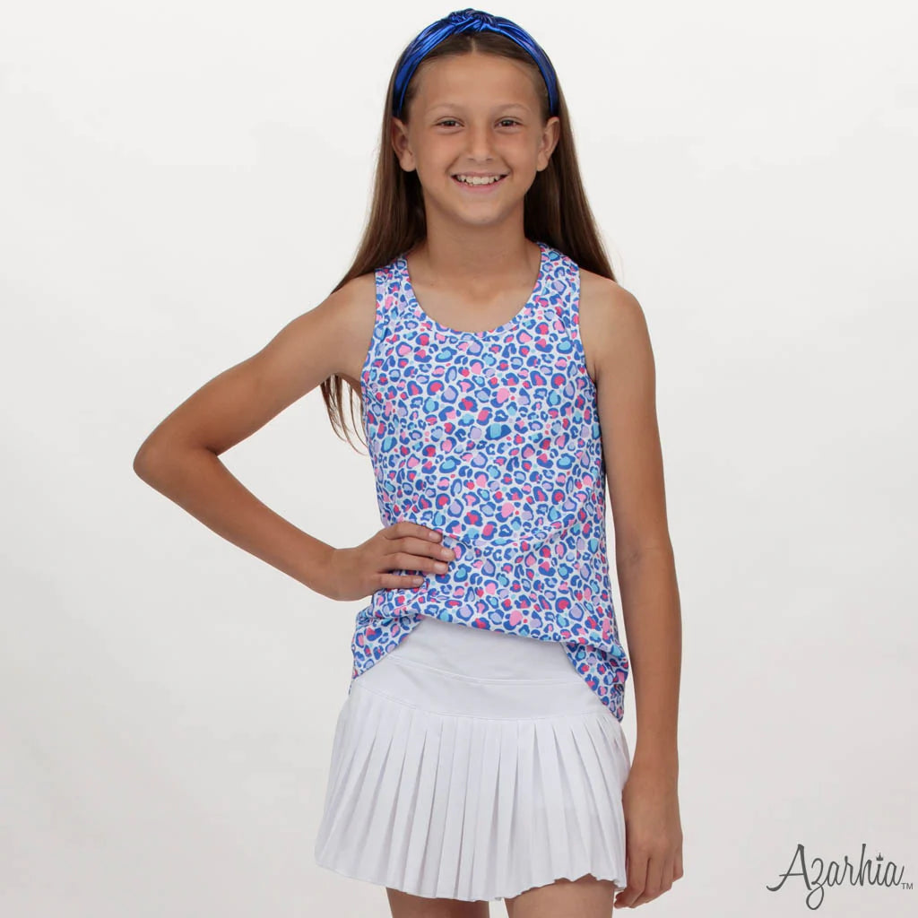 Mini Pleated Skort | Solid White