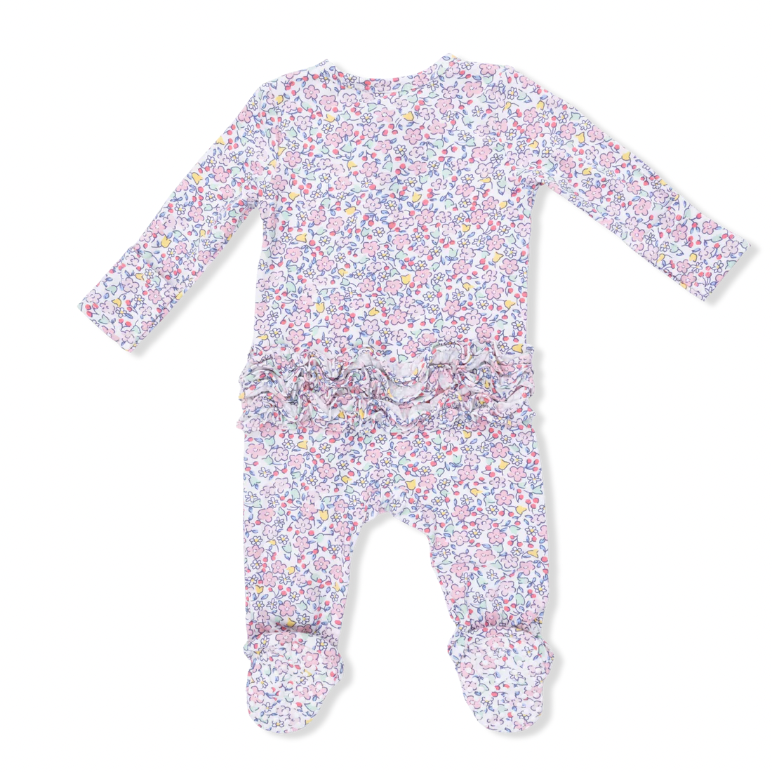 Angel Dear 2-Way Ruffle Back Zipper Footie | Elizabeth's Garden