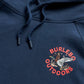Boys Burlebo Fleece Hoodie - Old School Duck Hunt | Navy
