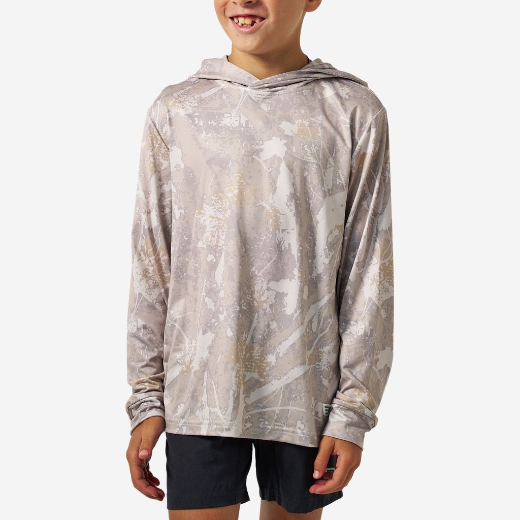 Boys Burlebo Performance Hoodie - Drifter Camo