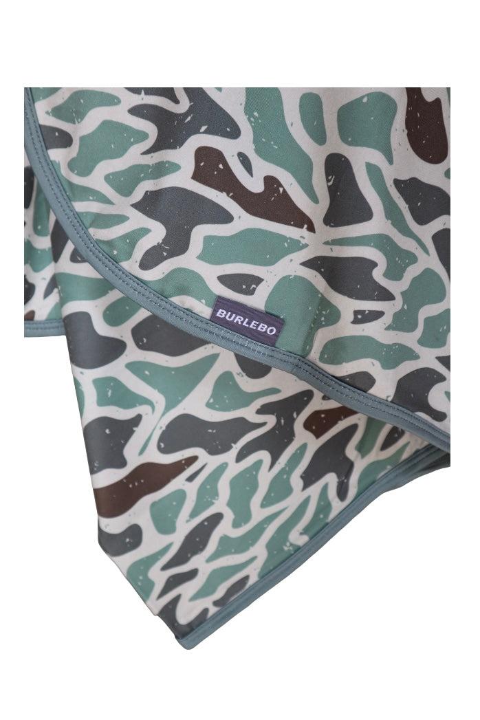 Baby Burlebo Retro Duck Camo Swaddle