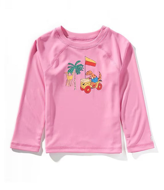 Chubbies Kids Rashguard - The Dino Racers