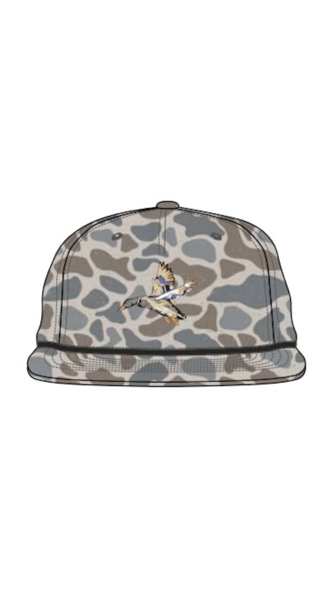 Boys Burlebo Diving Mallard Hat | Classic Deer Camo