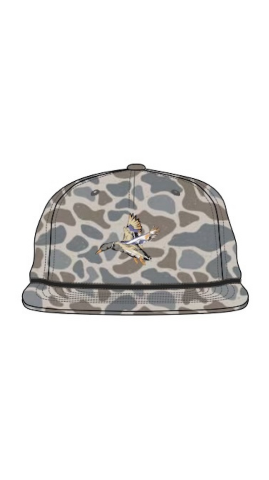 Boys Burlebo Diving Mallard Hat | Classic Deer Camo