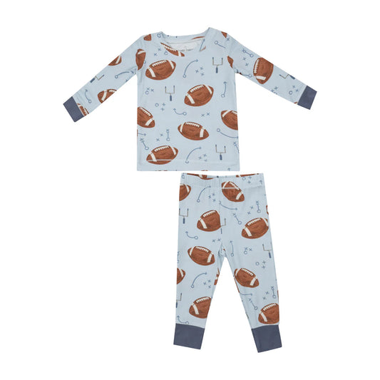 Angel Dear Footballs Blue L/S Loungewear Set