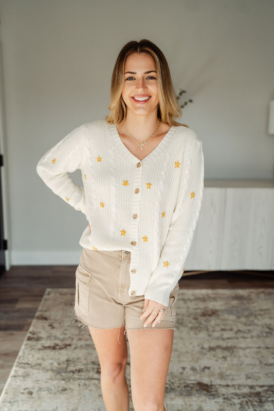 Perfect Taupe Waffle Knit Sweater *ALL SALES FINAL* – Humble & Kind Boutique