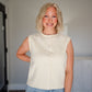 Rolled Hem Sweater Tank