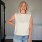 Rolled Hem Sweater Tank