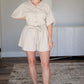 Jillian Oatmeal Romper