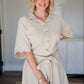 Jillian Oatmeal Romper