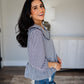 Plaid Peter Pan Collar Blouse