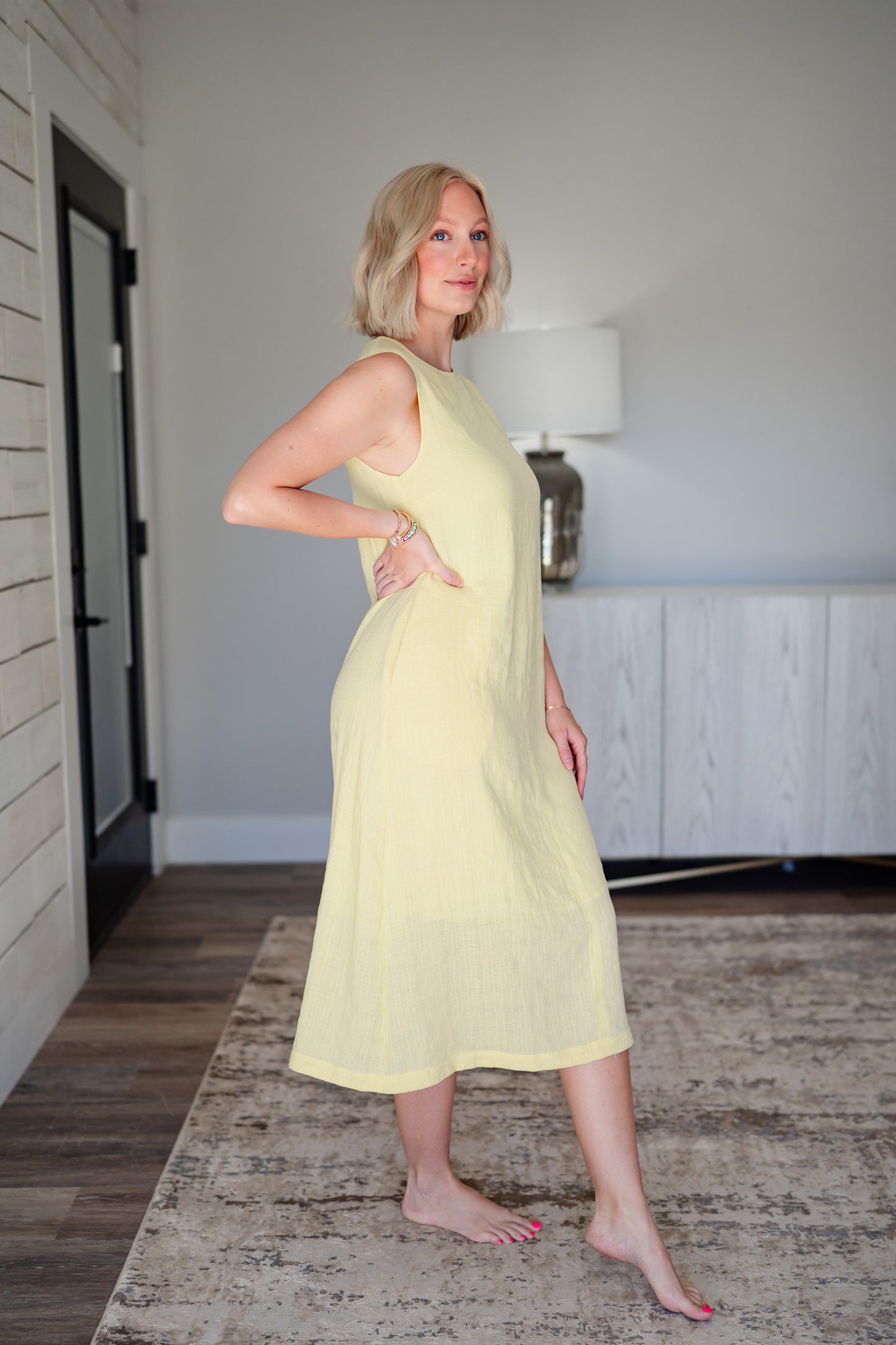 Butter Sleeveless Midi Dress