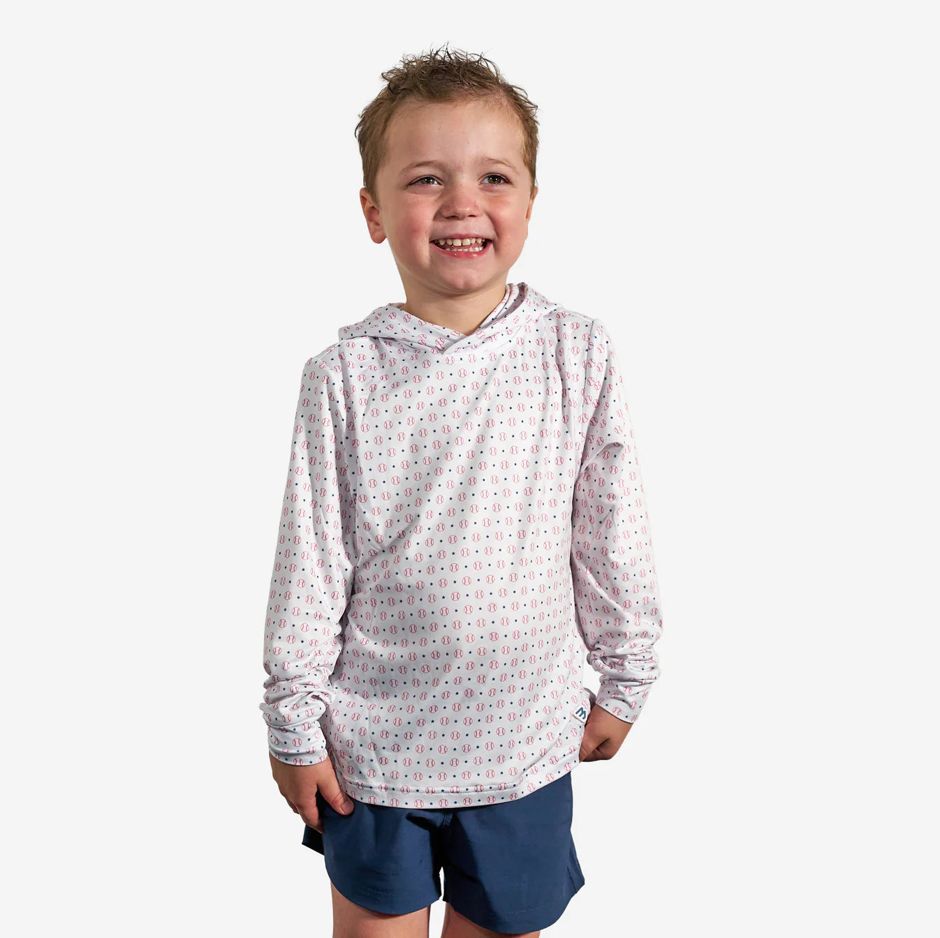 Boys Burlebo Performance Hoodie - Baseball