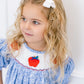 Poppy Kids Co. Blue Apple Dress