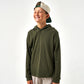Boys Burlebo Thermal Hoodie - Mallard Green