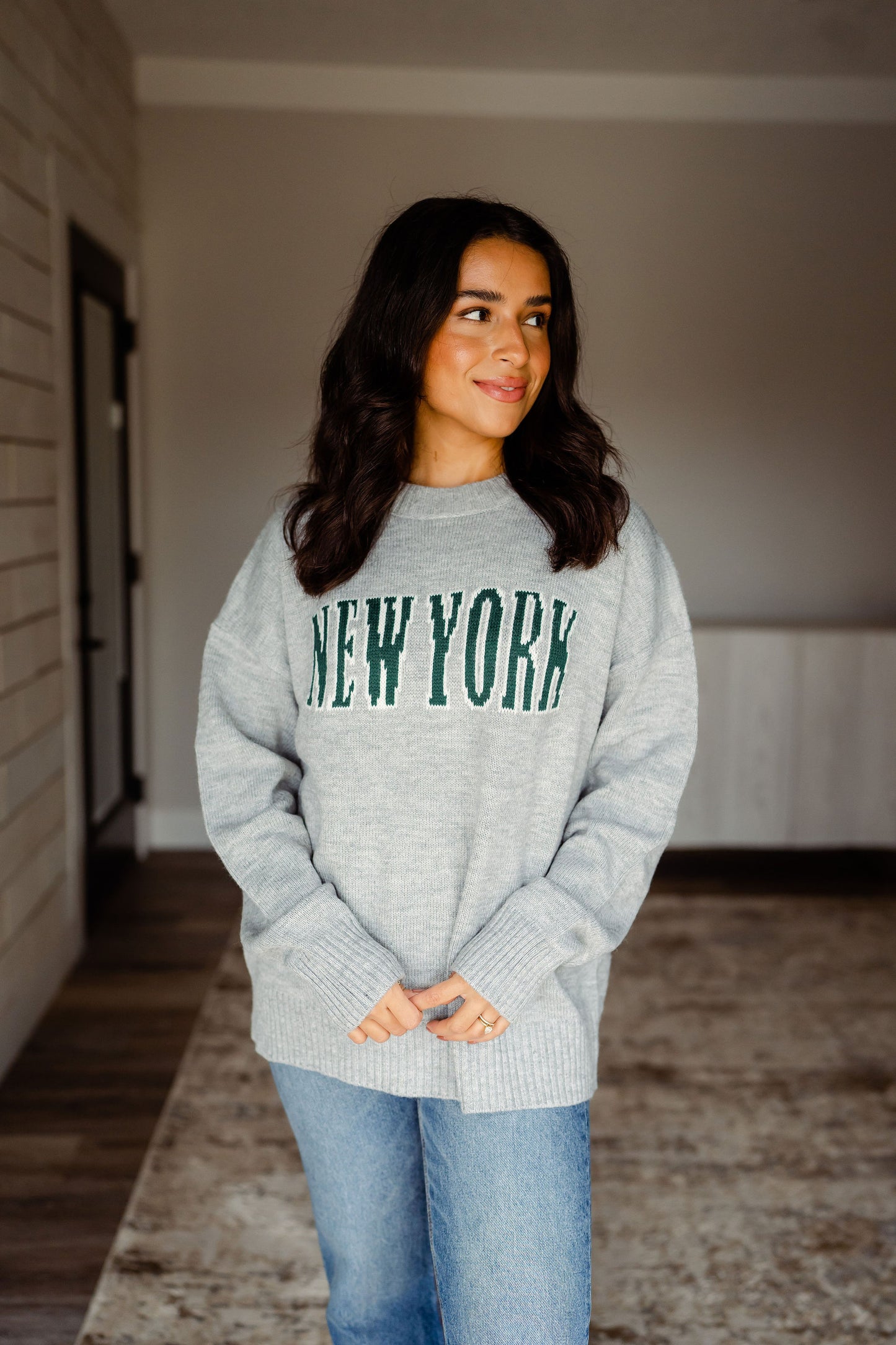 Oversized New York Knitted Sweater