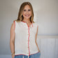Red Lining Knit Tank