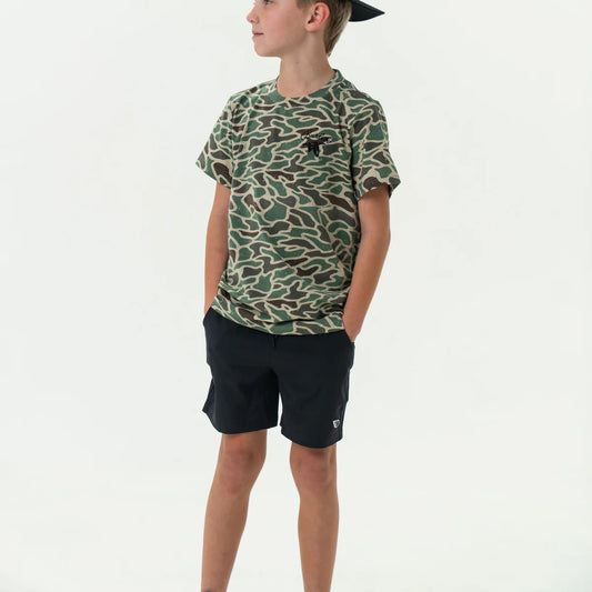 Boys Burlebo Athletic Shorts - Black