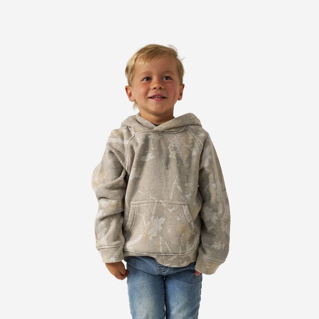 Boys Burlebo Vintage Washed Fleece Hoodie - Drifter Camo