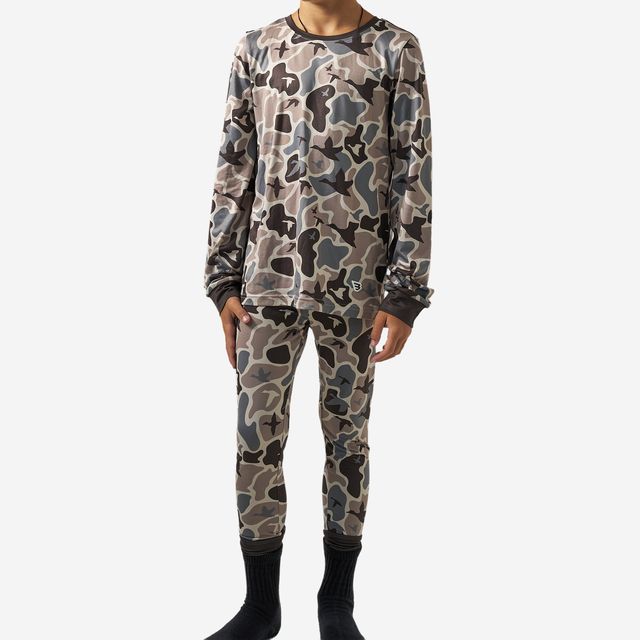 Boys Burlebo Pajama Set - Mallard Mayhem Camo