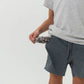 Boys Burlebo Athletic Shorts - Grizzly Gray